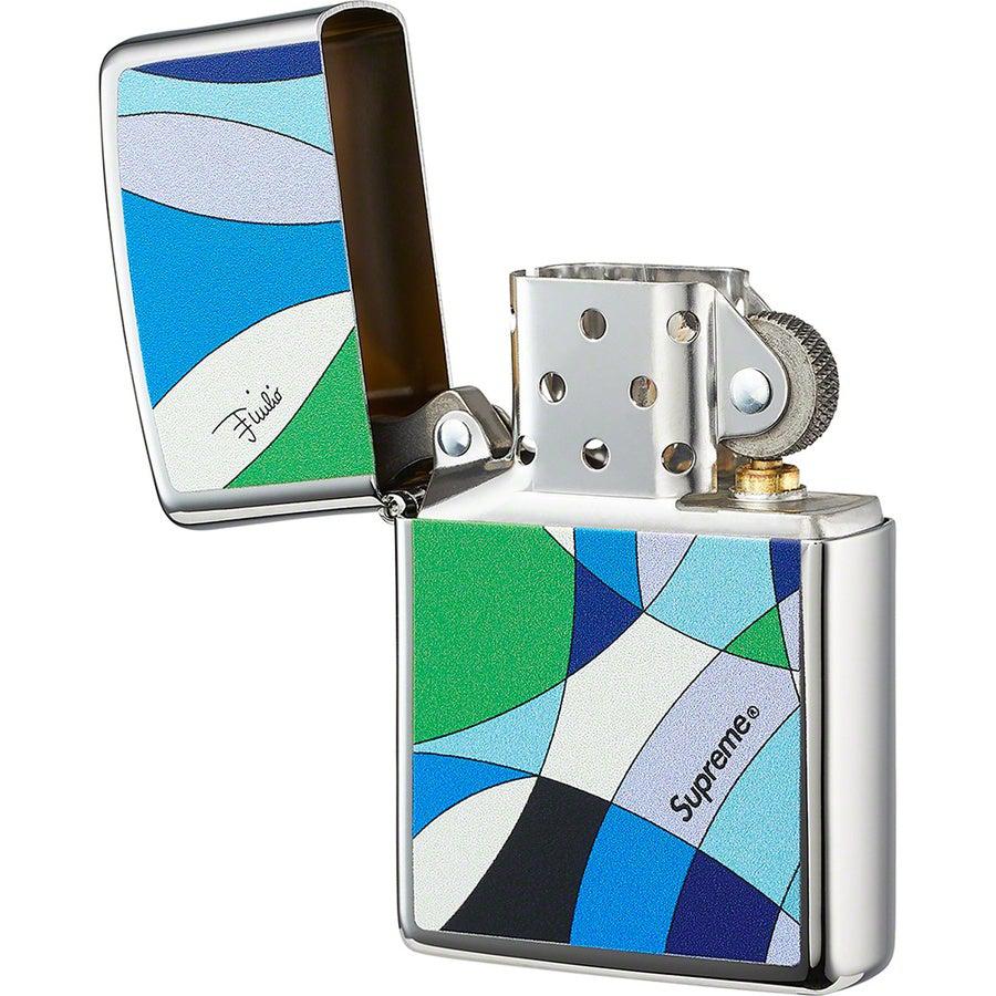 Supreme®/Emilio Pucci® Zippo® (Blue) | Waves Never Die | Supreme | Accessories