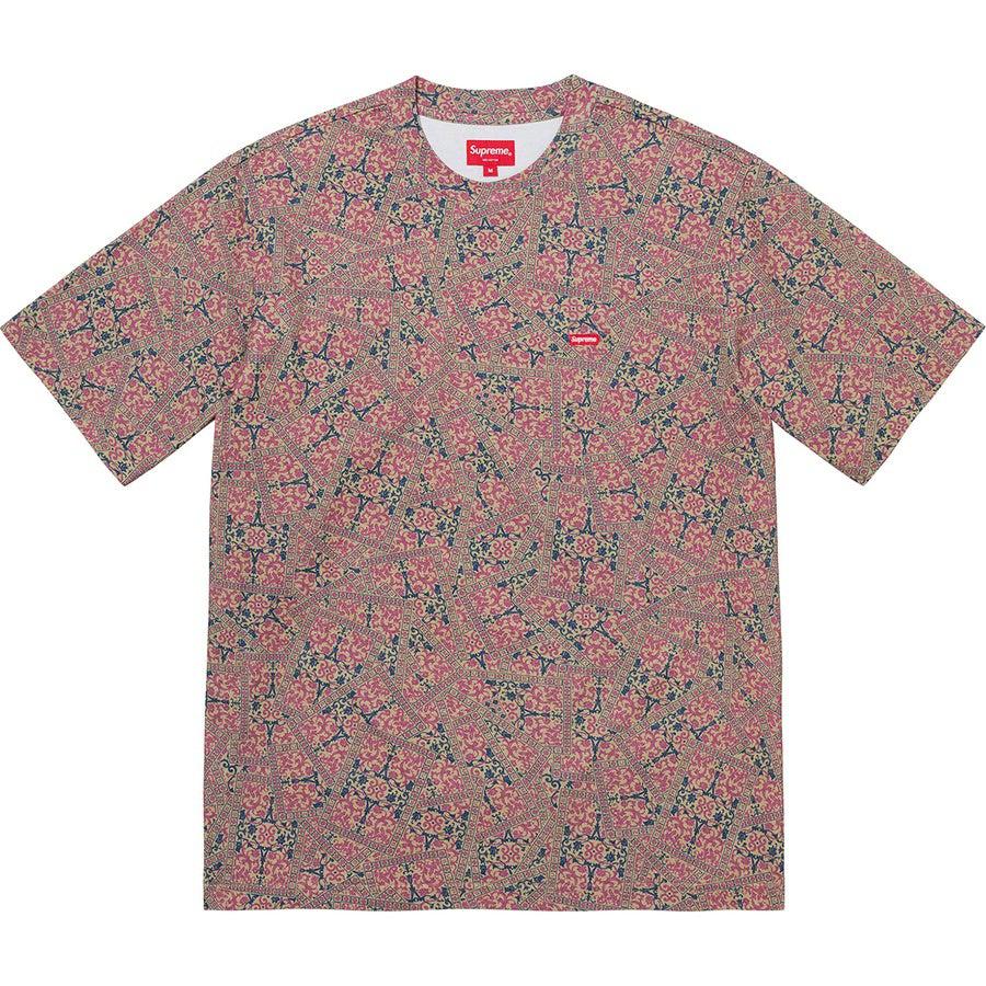 Supreme Small Box Tee (Pink Floral) | Waves Never Die | Supreme | T-Shirt