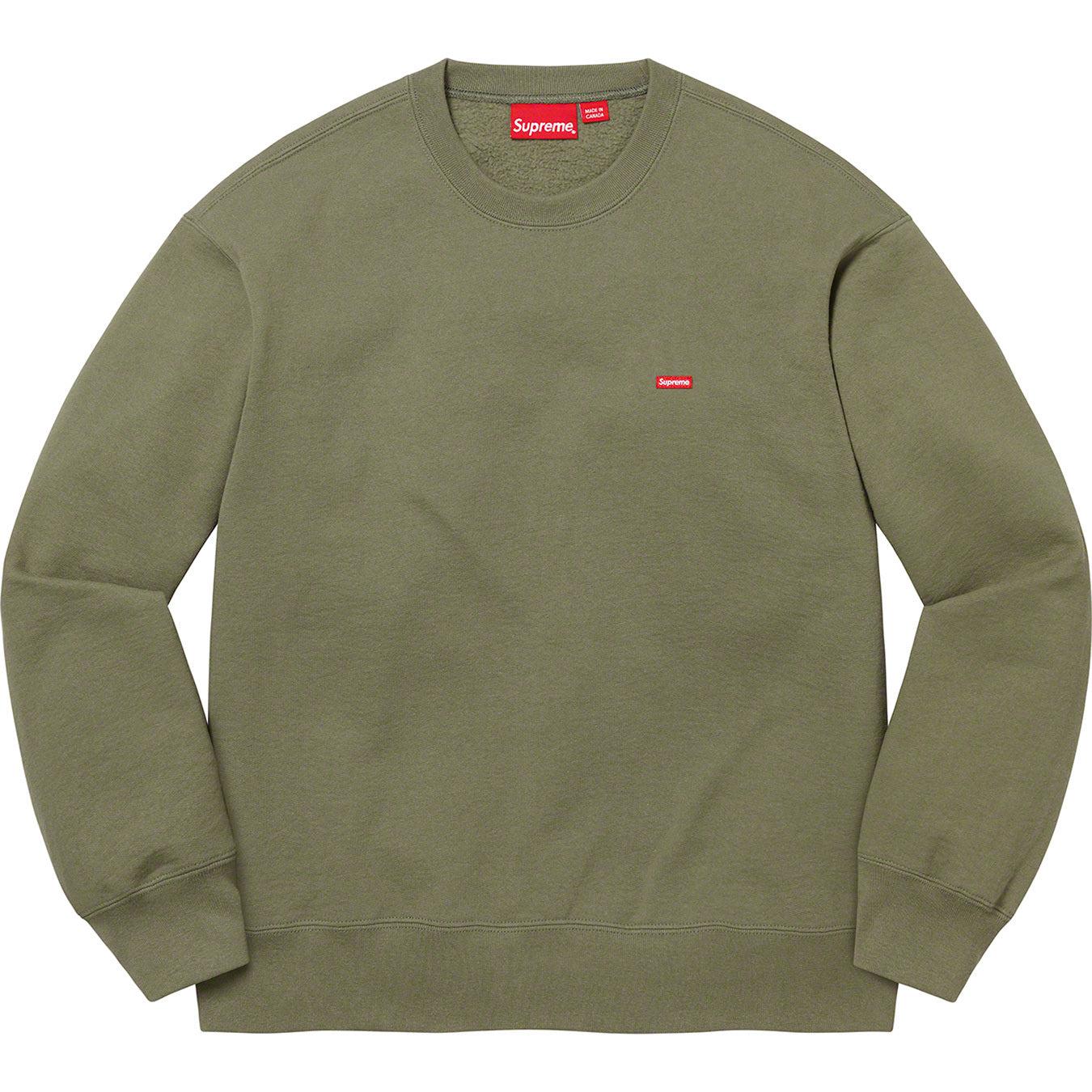 Supreme Small Box Crewneck Olive