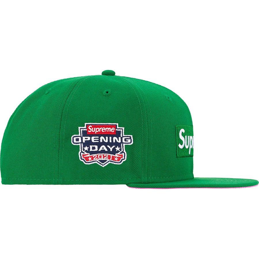 Buy Supreme No Comp Box Logo New Era® Green Online   Waves Never Die