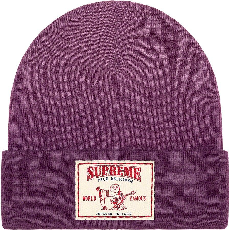 Supreme®/True Religion® Beanie (Purple) | Waves Never Die | Supreme | Beanie