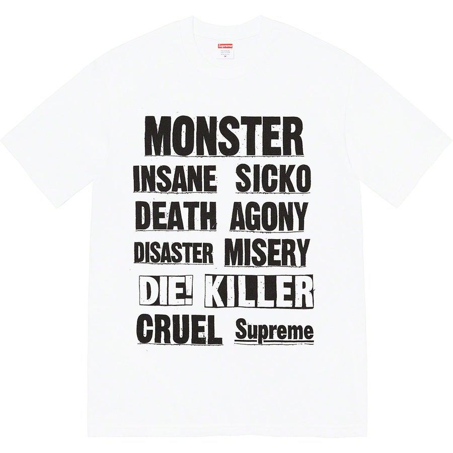 Supreme Monster Tee (White) | Waves Never Die | Supreme | T-Shirt
