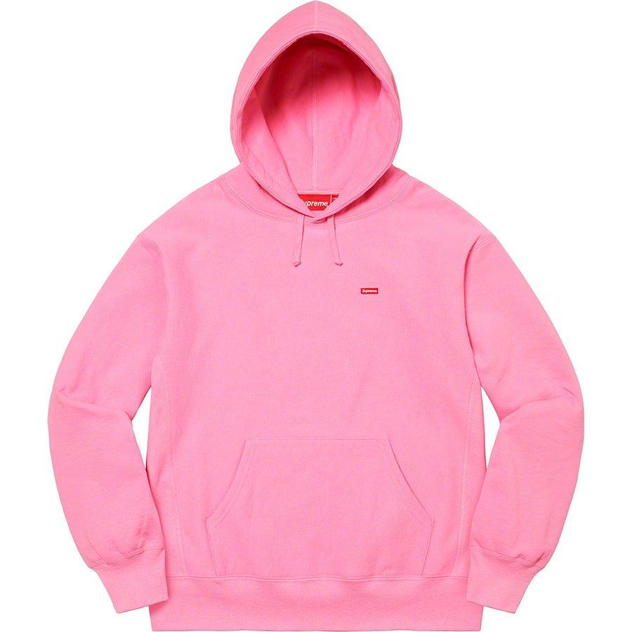 Supreme Small Box Hooded Sweatshirt (Pink) | Waves Never Die | Supreme | Hoodie