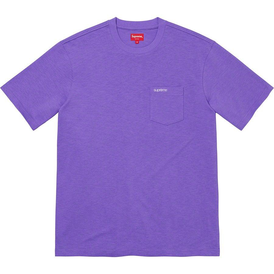 Supreme S/S Pocket Tee (Purple) | Waves Never Die | Supreme | T-Shirt