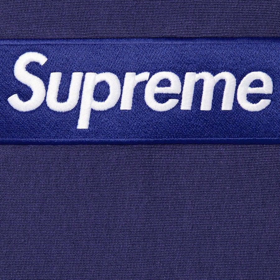 Supreme Box Logo Hooded Sweatshirt (Washed Navy) | Waves Never Die | Supreme | Hoodie