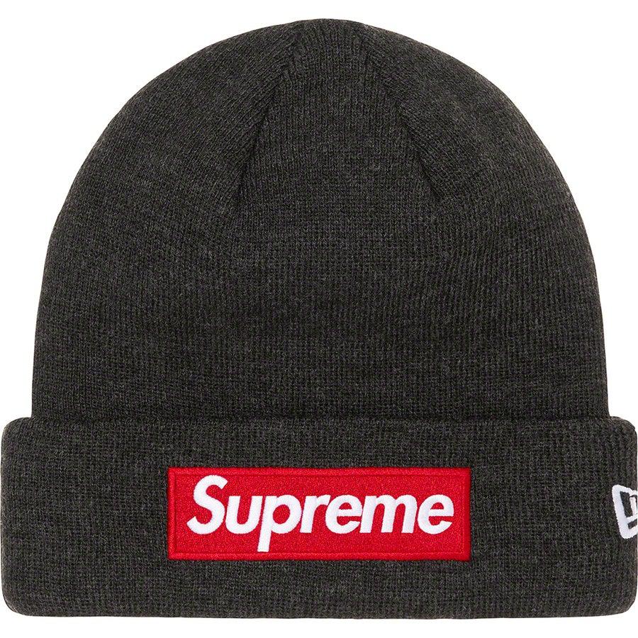 Supreme New Era® Box Logo Beanie (Charcoal) | Waves Never Die | Supreme | Cap