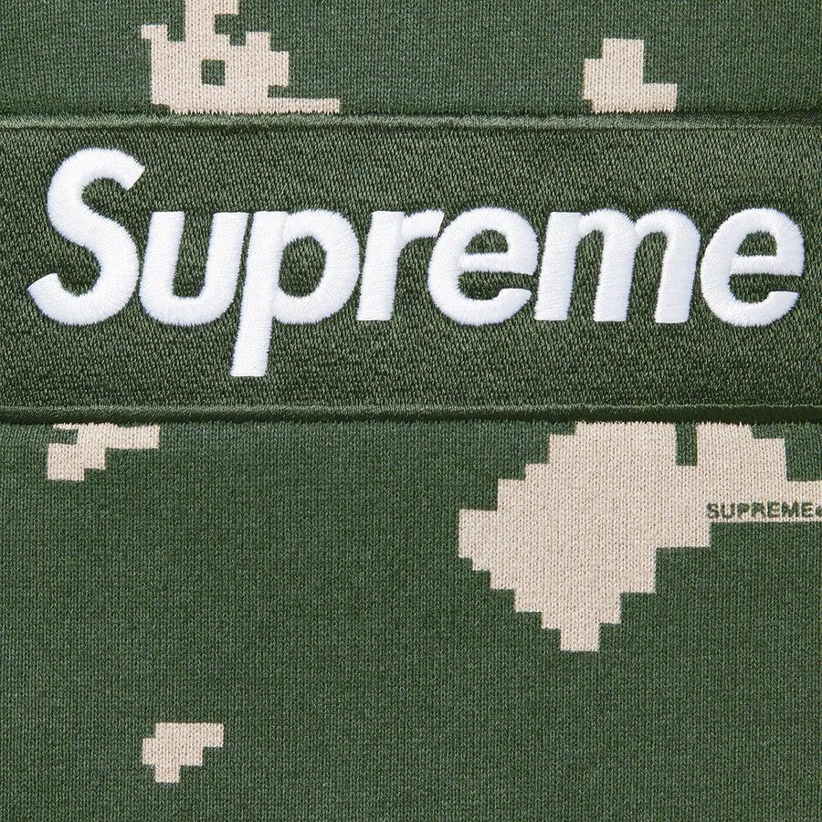 Supreme Box Logo Hooded Sweatshirt (Olive Camo) | Waves Never Die | Supreme | Hoodie