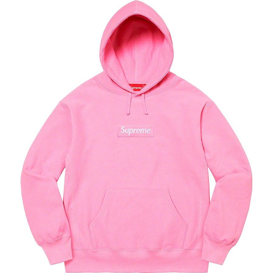 Supreme Box Logo Hooded Sweatshirt (Pink) | Waves Never Die | Supreme | Hoodie