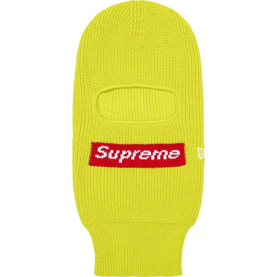 Supreme New Era® Box Logo Balaclava (Yellow) | Waves Never Die | Supreme | Beanie