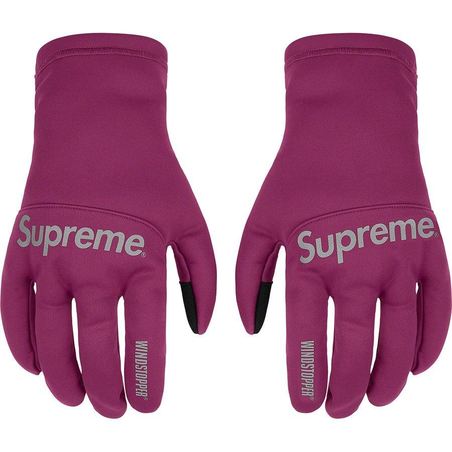 Supreme WINDSTOPPER® Gloves (Purple) | Waves Never Die | Supreme | Accessories