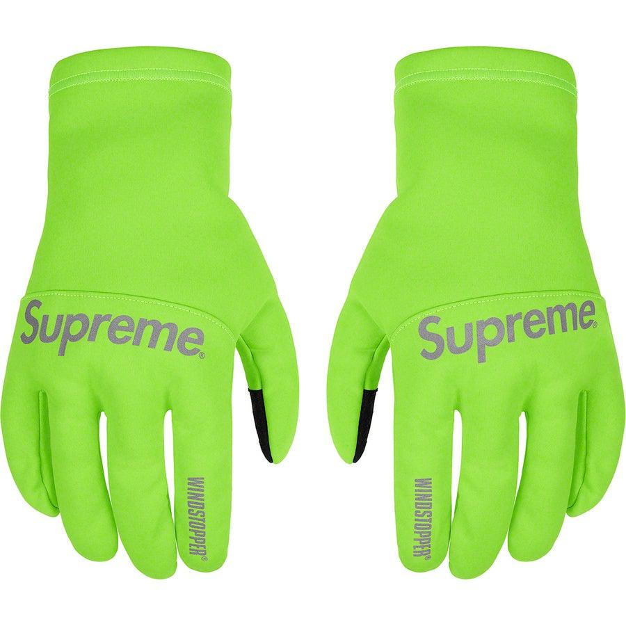 Supreme WINDSTOPPER® Gloves (Bright Green) | Waves Never Die | Supreme | Accessories