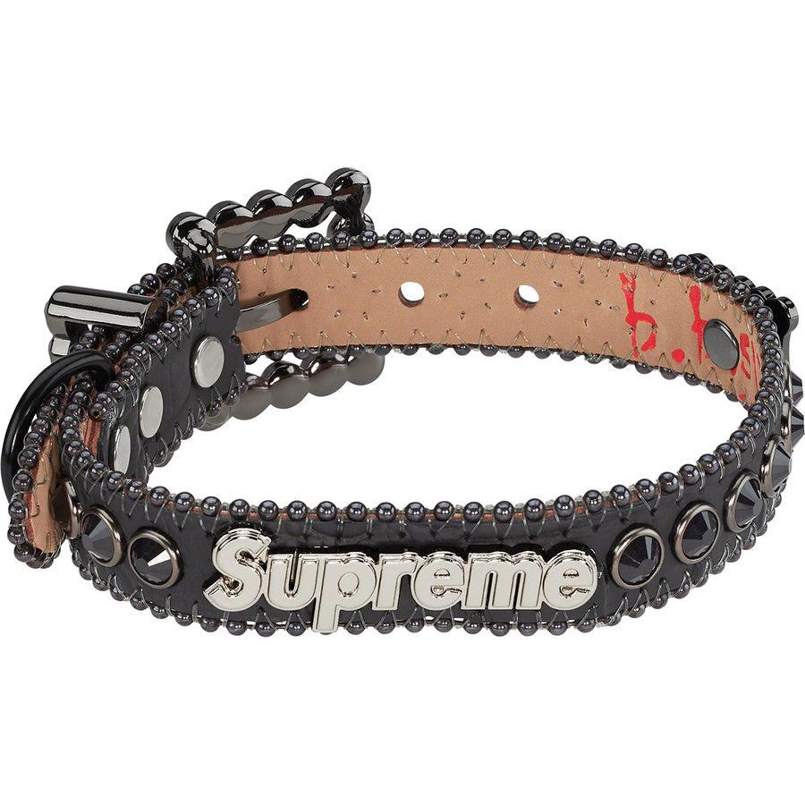 Supreme®/B.B. Simon® Studded Dog Collar (Black) | Waves Never Die | Supreme | Accessories