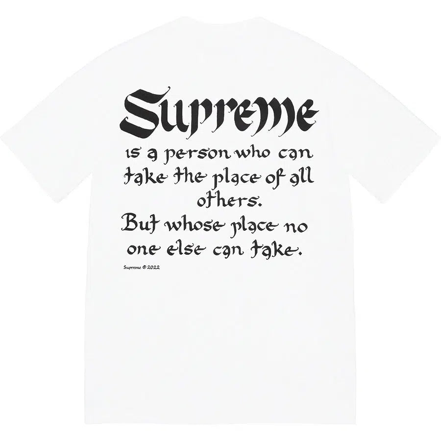 Supreme Person Tee (White) | Waves Never Die | Supreme | T-Shirt