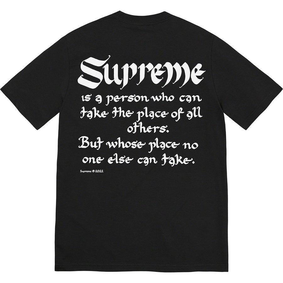 Supreme Person Tee (Black) | Waves Never Die | Supreme | T-Shirt