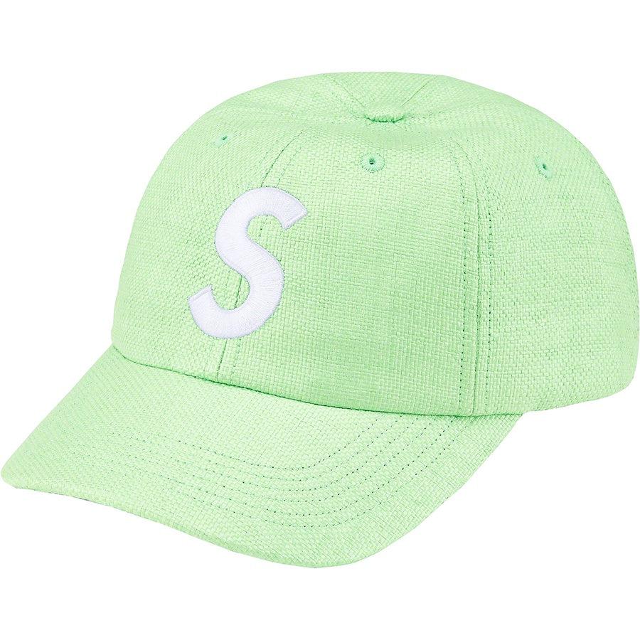 Buy Supreme Raffia S Logo 6-Panel (Green) Online - Waves Never Die