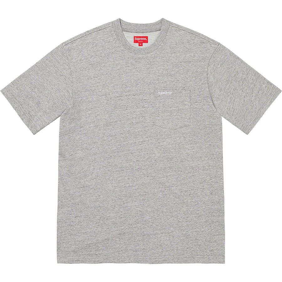 Supreme S/S Pocket Tee (Grey) | Waves Never Die | Supreme | T-Shirt