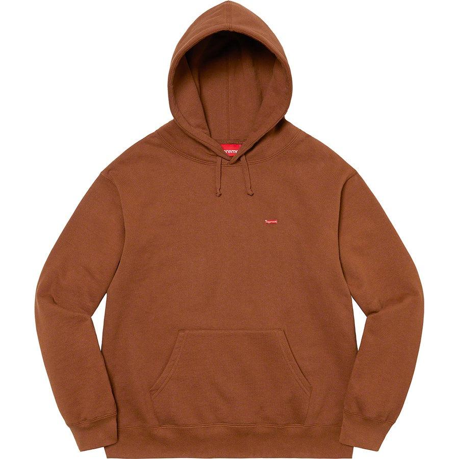Supreme Enamel Small Box Hooded Sweatshirt (Brown) | Waves Never Die | Supreme | Hoodie