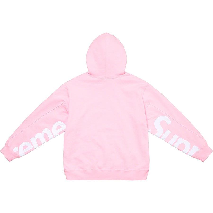 Supreme Cropped Panels Hooded Sweatshirt (Pink) | Waves Never Die | Supreme | Hoodie