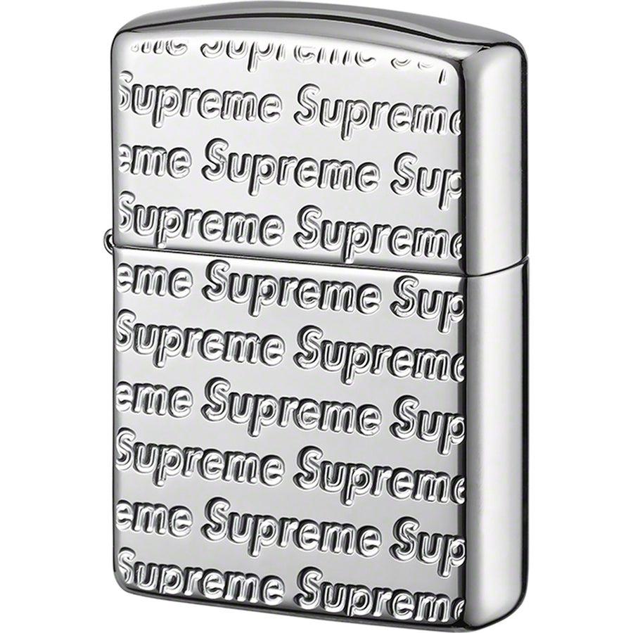 Supreme Repeat Zippo (Silver) | Waves Never Die | Supreme | Accessories