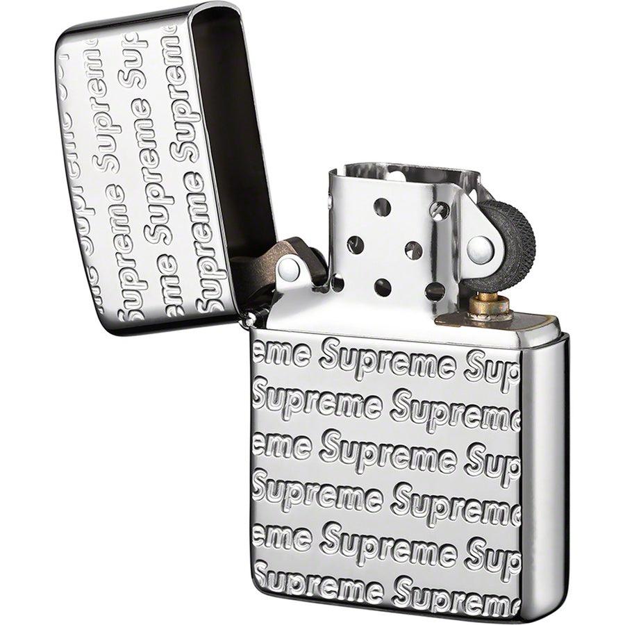 Supreme Repeat Zippo (Silver) | Waves Never Die | Supreme | Accessories