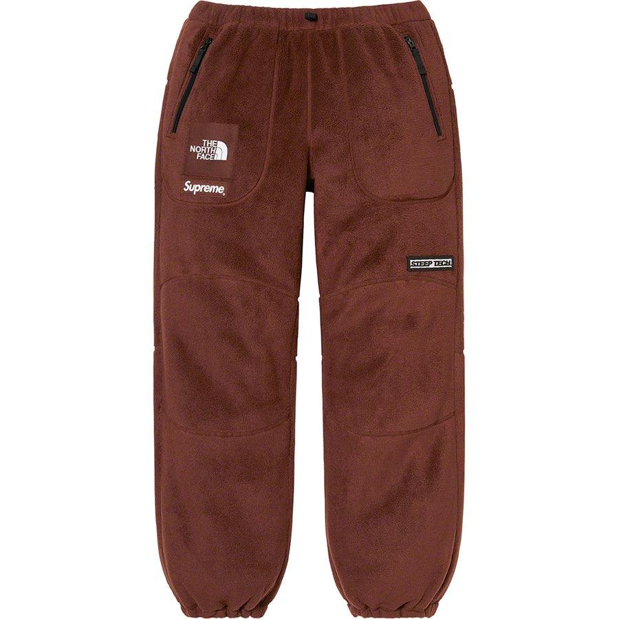 Supreme®/The North Face® Steep Tech Fleece Pant (Brown) | Waves Never Die | Supreme | Pants