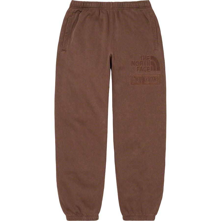 Supreme®/The North Face® Pigment Printed Sweatpant (Brown) | Waves Never Die | Supreme | Pants