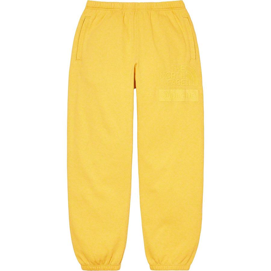 Supreme®/The North Face® Pigment Printed Sweatpant (Yellow) | Waves Never Die | Supreme | Pants