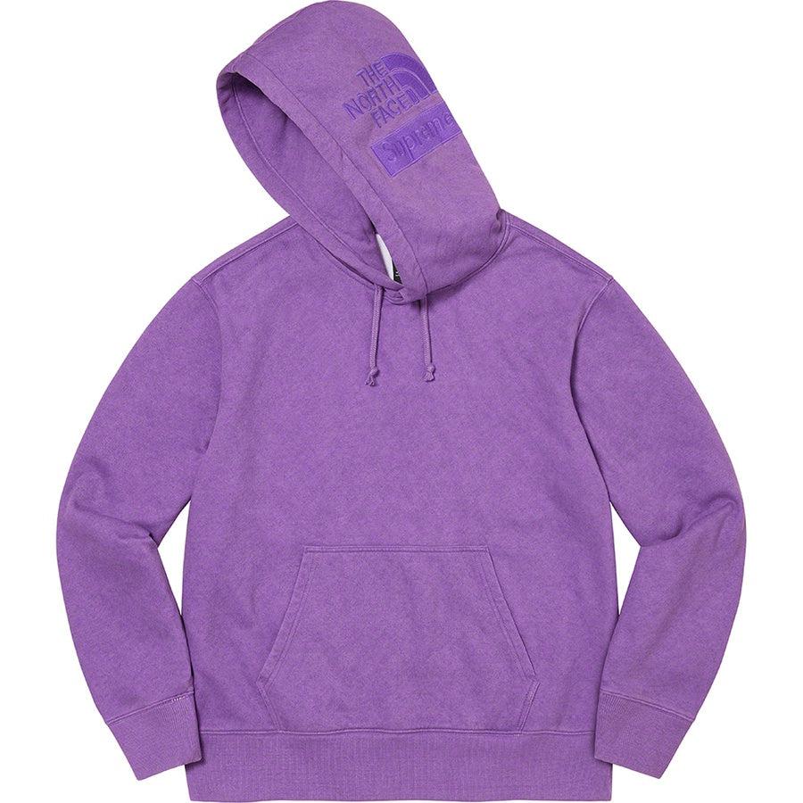 Supreme®/The North Face® Pigment Printed Hoodie (Purple) | Waves Never Die | Supreme | Crews and Sweaters