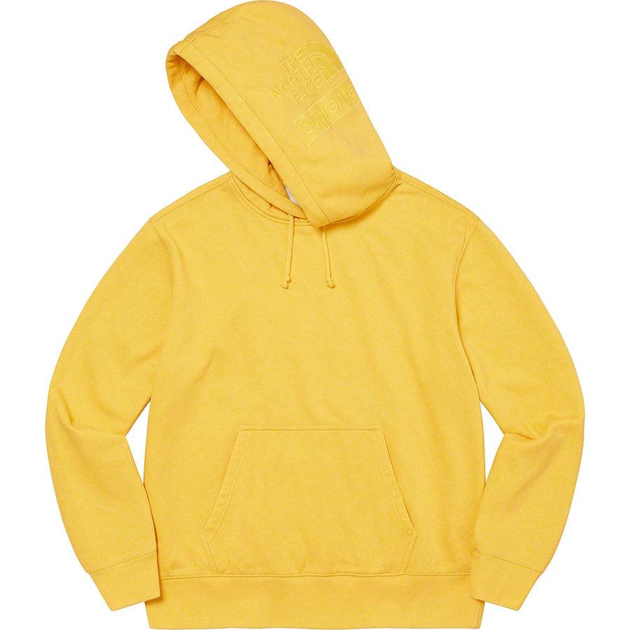 Supreme®/The North Face® Pigment Printed Hoodie (yellow) | Waves Never Die | Supreme | Crews and Sweaters