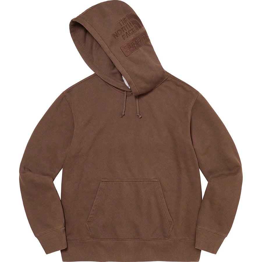 Supreme®/The North Face® Pigment Printed Hoodie (Brown) | Waves Never Die | Supreme | Crews and Sweaters
