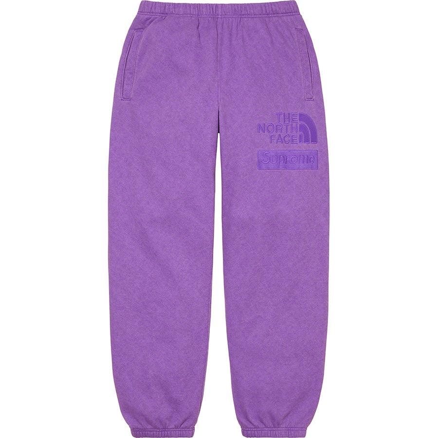 Supreme®/The North Face® Pigment Printed Sweatpant (Purple) | Waves Never Die | Supreme | Pants