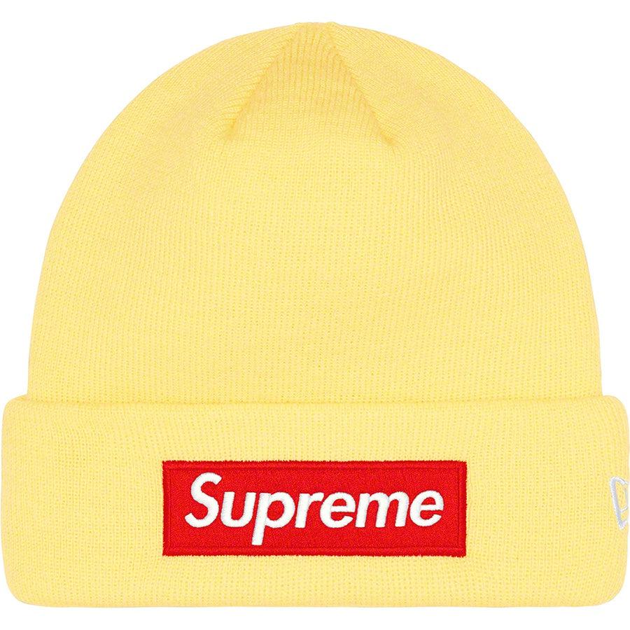 Supreme New Era® Box Logo Beanie (Yellow) | Waves Never Die | Supreme | Beanie