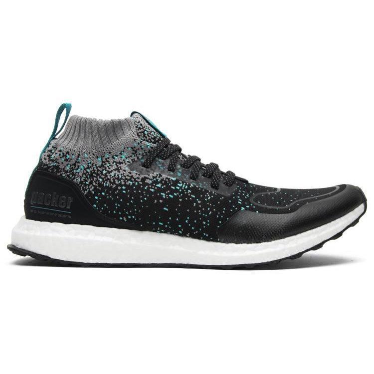 Adidas Solebox x Packer Shoes x UltraBoost Mid 'Core Black Energy Blue' - Waves Never Die