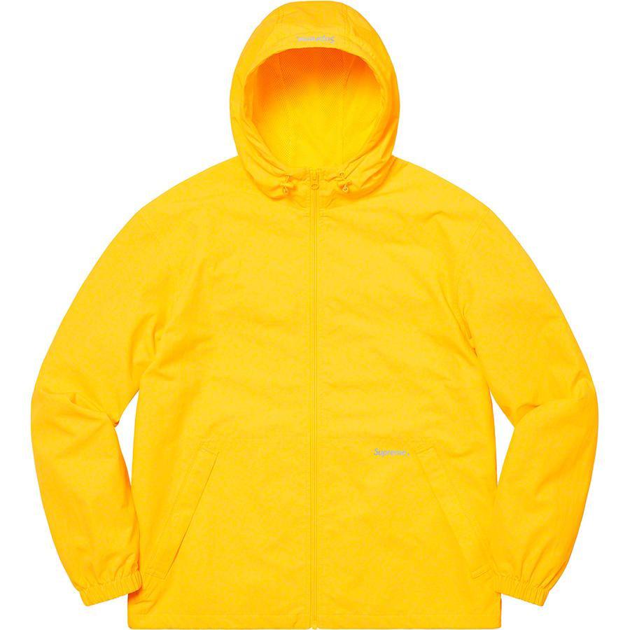 Supreme Reflective Zip Hooded Jacket (Yellow) | Waves Never Die | Supreme | Jacket
