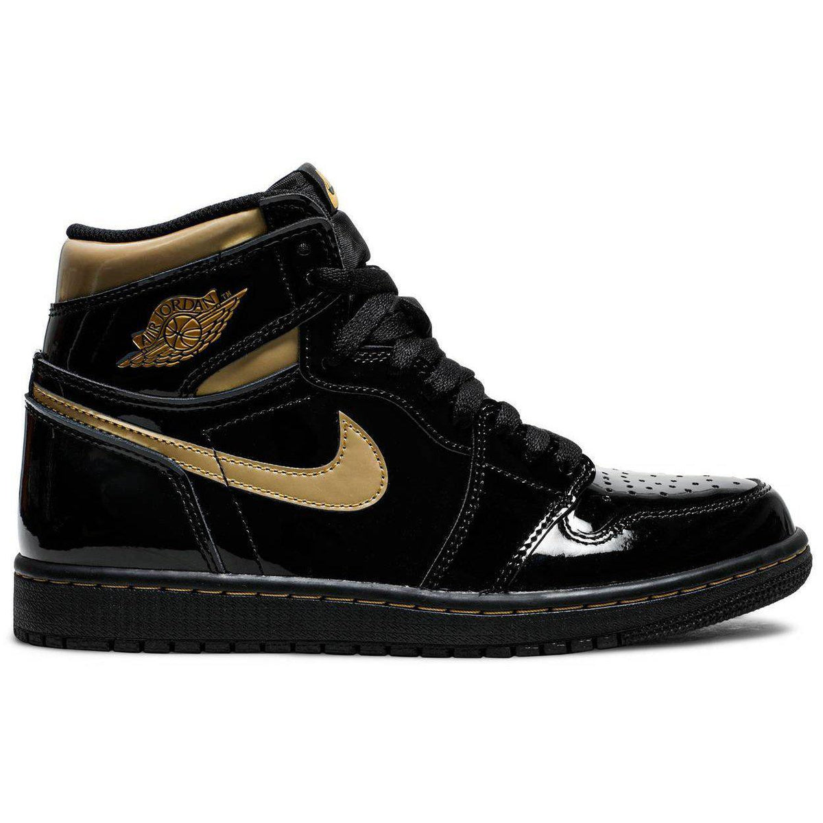 Nike Air Jordan 1 Retro High OG &#39;Black Metallic Gold&#39; | Waves Never Die | Nike | Sneakers
