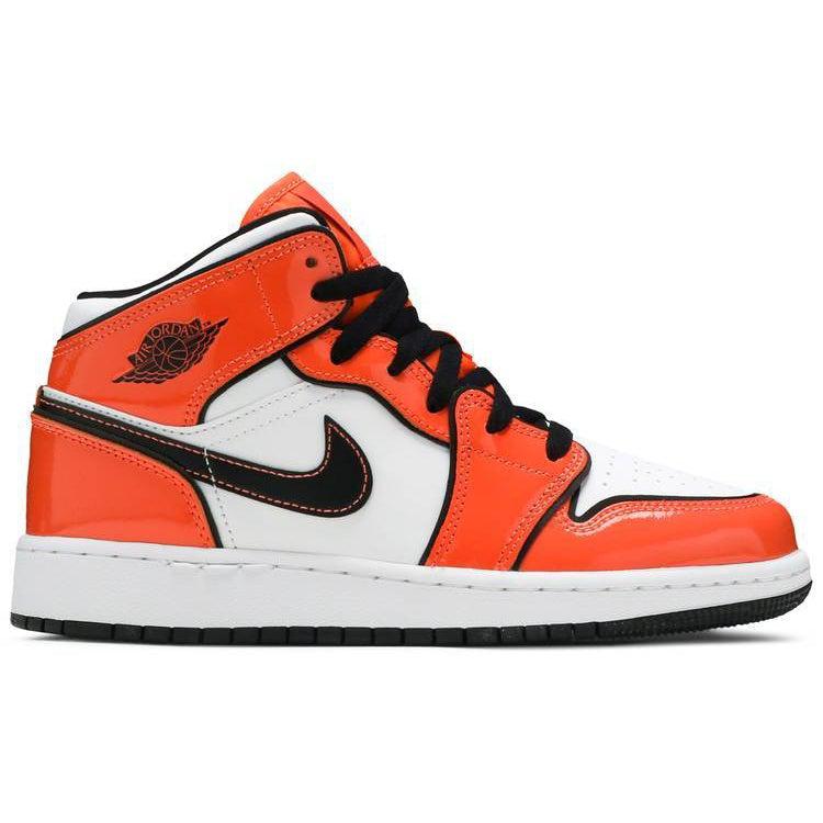 Nike Air Jordan 1 Mid SE GS &#39;Turf Orange&#39; | Waves Never Die | Nike | Sneakers