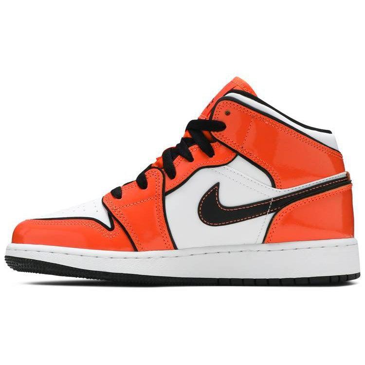 Nike Air Jordan 1 Mid SE GS &#39;Turf Orange&#39; | Waves Never Die | Nike | Sneakers