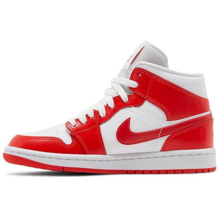 Nike Wmns Air Jordan 1 Mid 'Habanero Red' | Waves Never Die | Nike | Sneakers