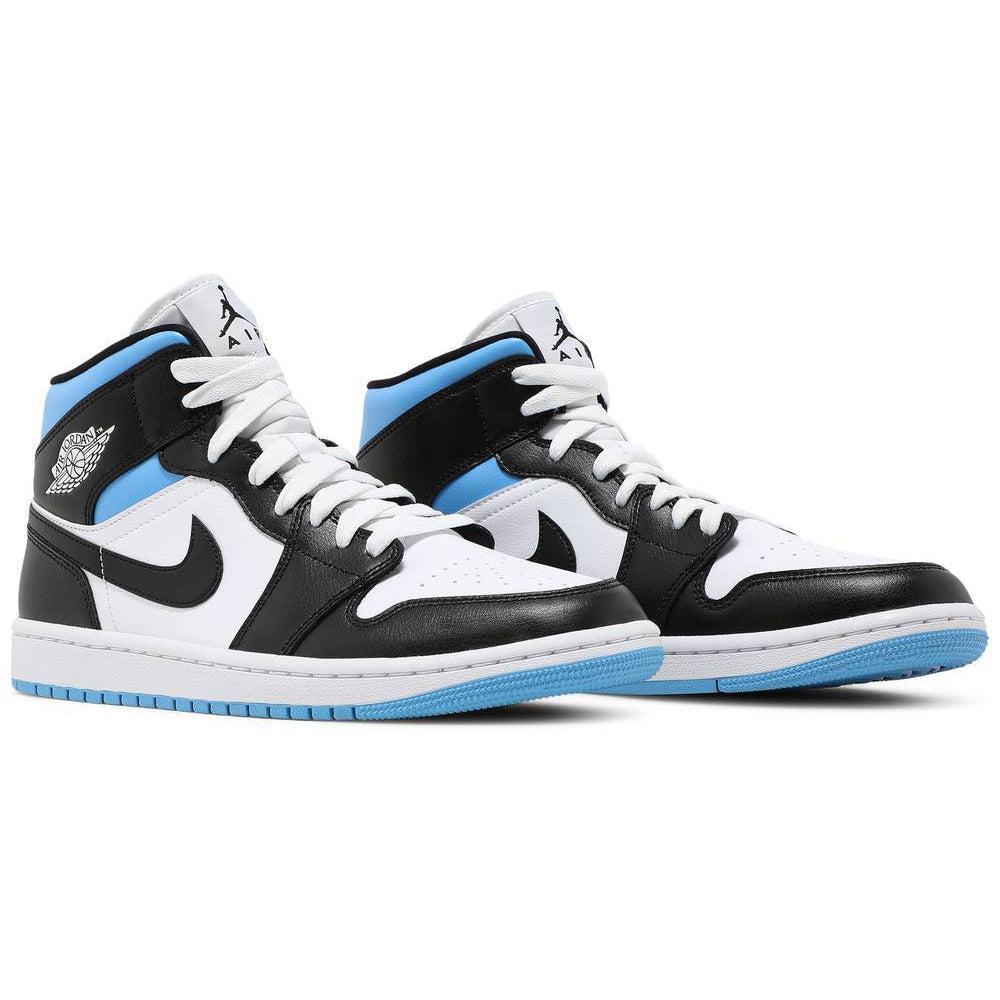 Nike Wmns Air Jordan 1 Mid &#39;University Blue&#39; | Waves Never Die | Nike | Sneakers