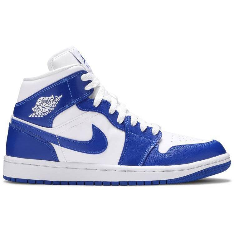 Nike Wmns Air Jordan 1 Mid 'Kentucky Blue' | Waves Never Die | Nike | Sneakers