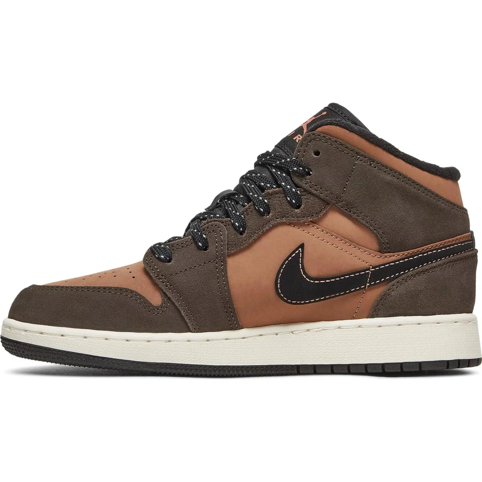 Nike Air Jordan 1 Mid SE GS 'Earth Tone' | Waves Never Die | Nike | Sneakers