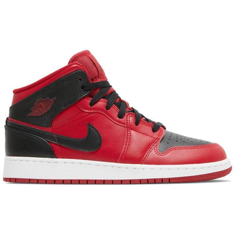 Nike Air Jordan 1 Mid GS 'Reverse Bred' | Waves Never Die | Nike | Sneakers
