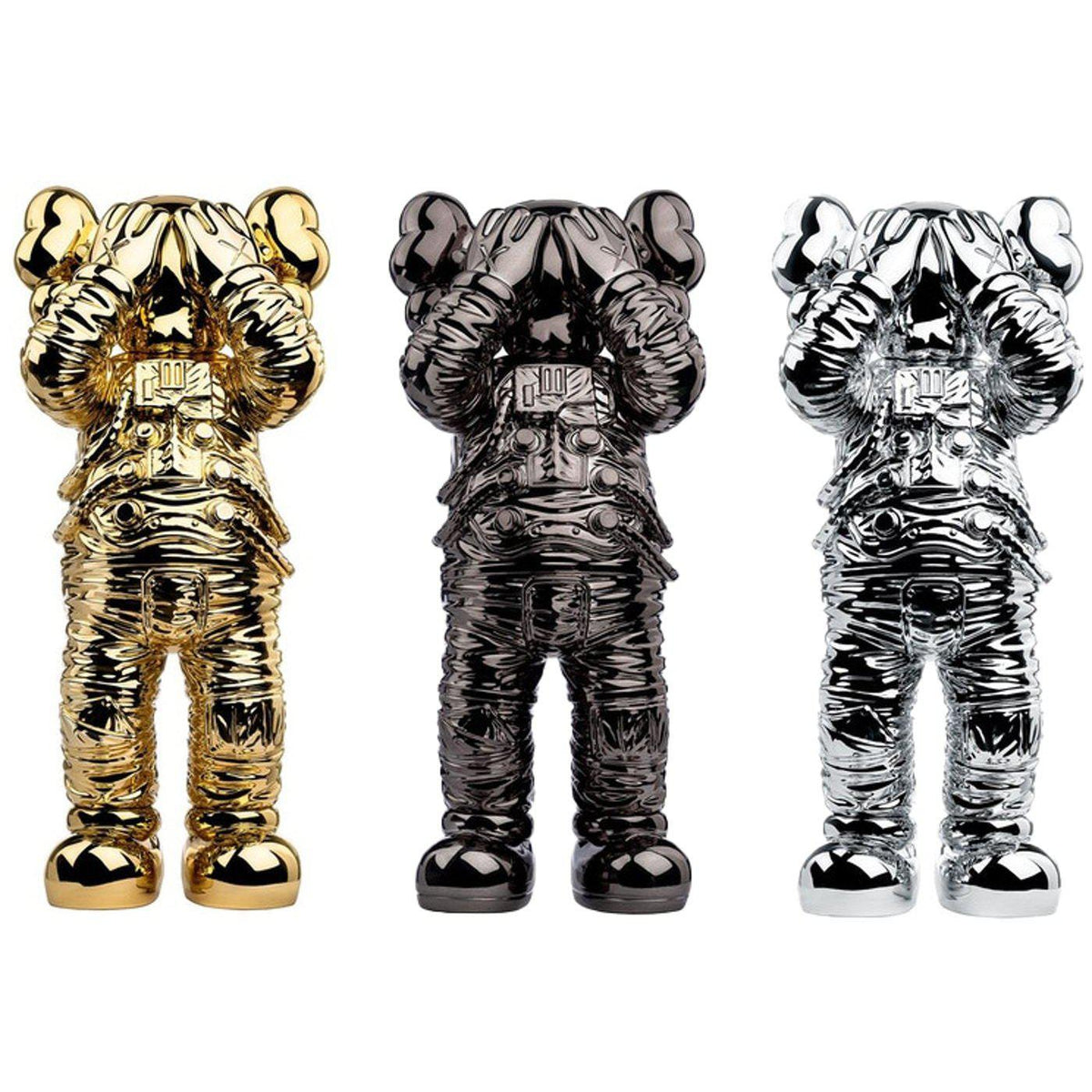 KAWS Holiday Space Figure Gold/Black/Silver Set | Waves Never Die | KAWS | Toy