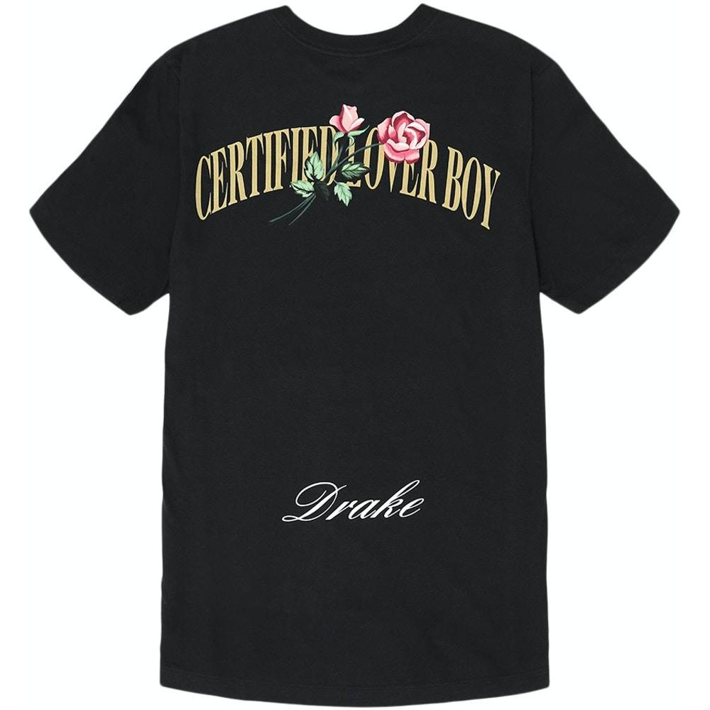 Nike x Drake Certified Lover Boy Rose T-Shirt Black | Waves Never Die | Drake | T-Shirt