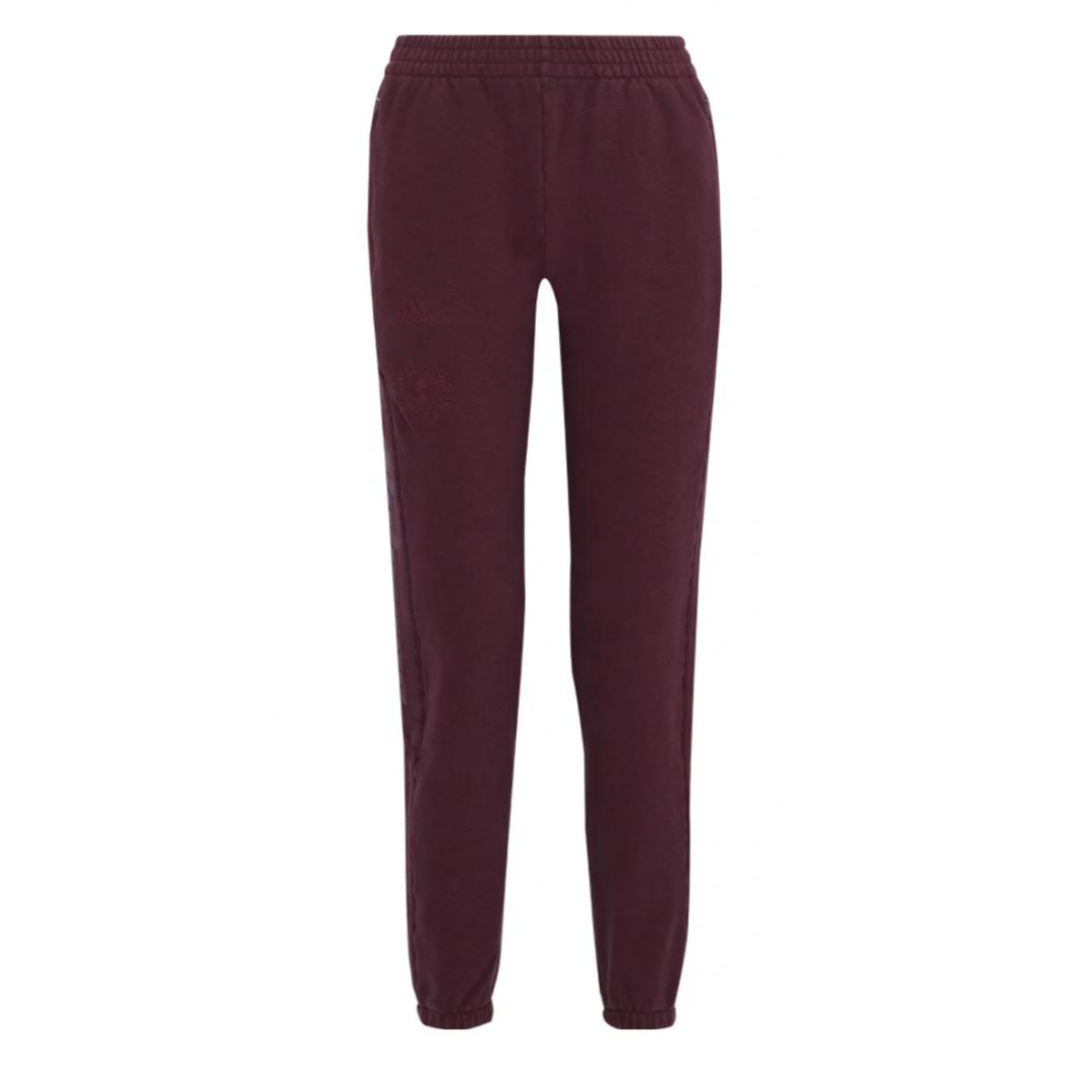 Copy of YEEZY Calabasas Embroidered cotton-blend terry track pants (Merlot) | Waves Never Die | Yeezy | Pants