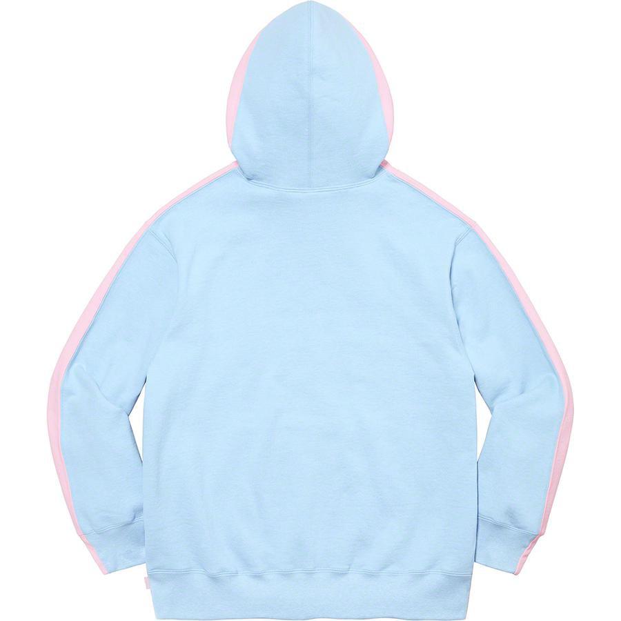 Supreme S Logo Split Hooded Sweatshirt (Pink) | Waves Never Die | Supreme | Hoodie
