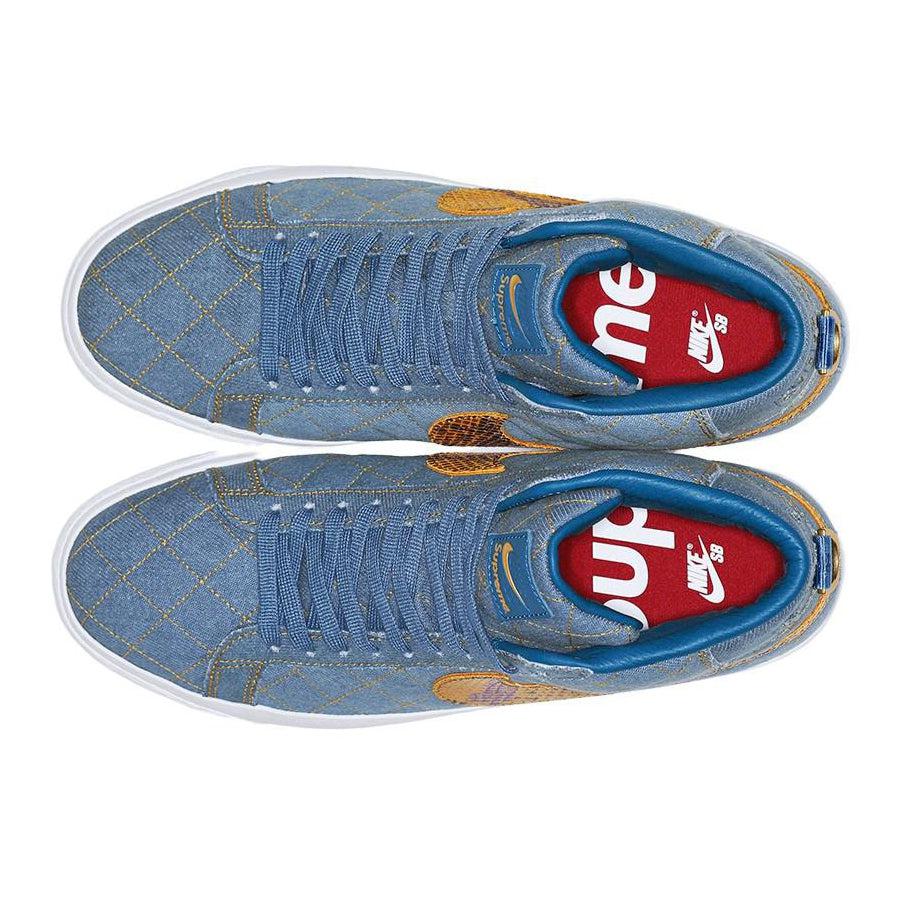 Supreme® x Zoom Blazer Mid QS SB &#39;Denim&#39; | Waves Never Die | Nike | Sneakers