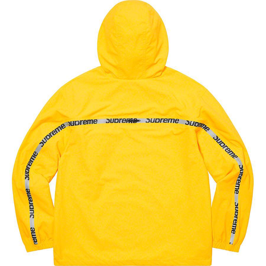 Supreme Reflective Zip Hooded Jacket (Yellow) | Waves Never Die | Supreme | Jacket