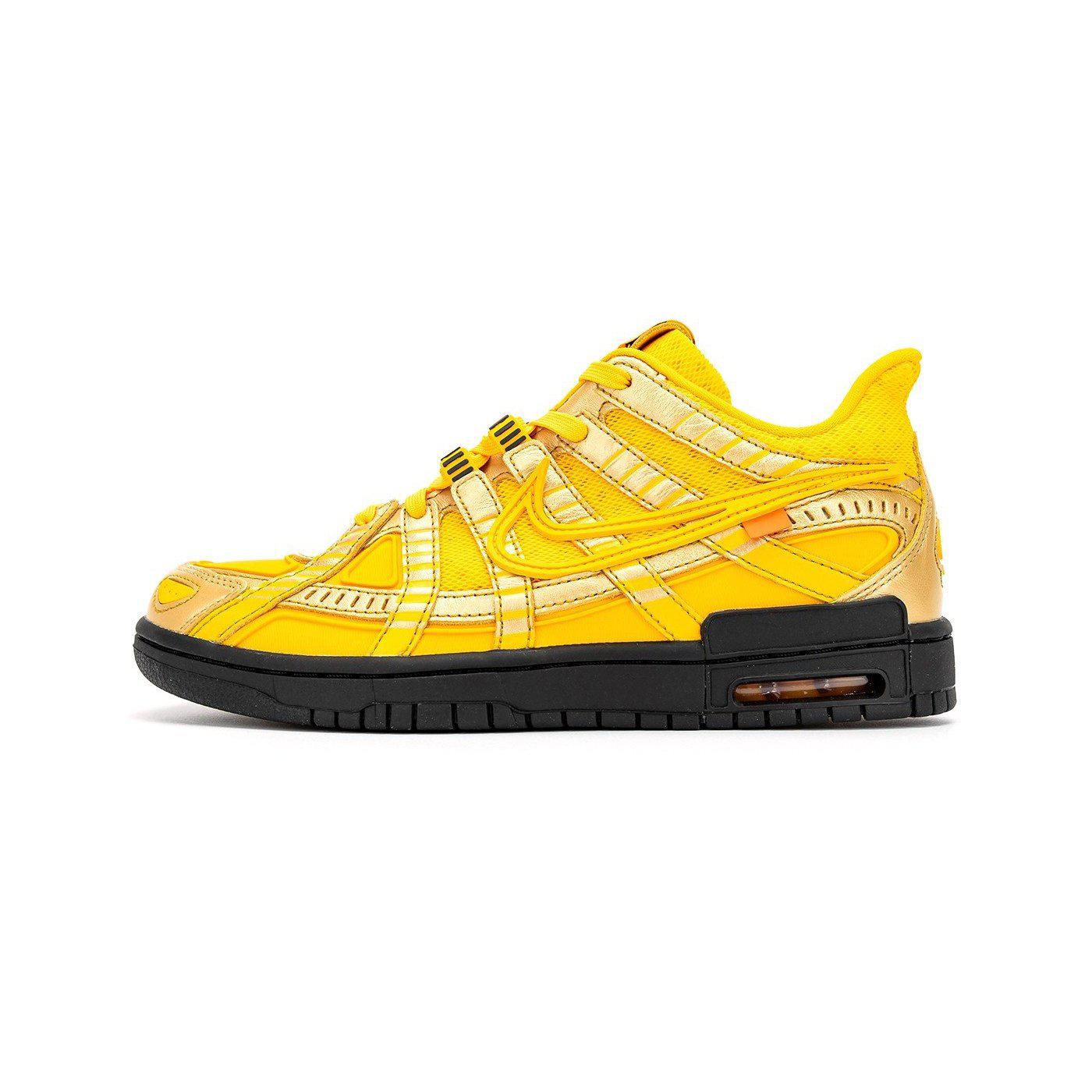 Nike Off-White x Air Rubber Dunk 'University Gold' | Waves Never Die | Nike | Sneakers