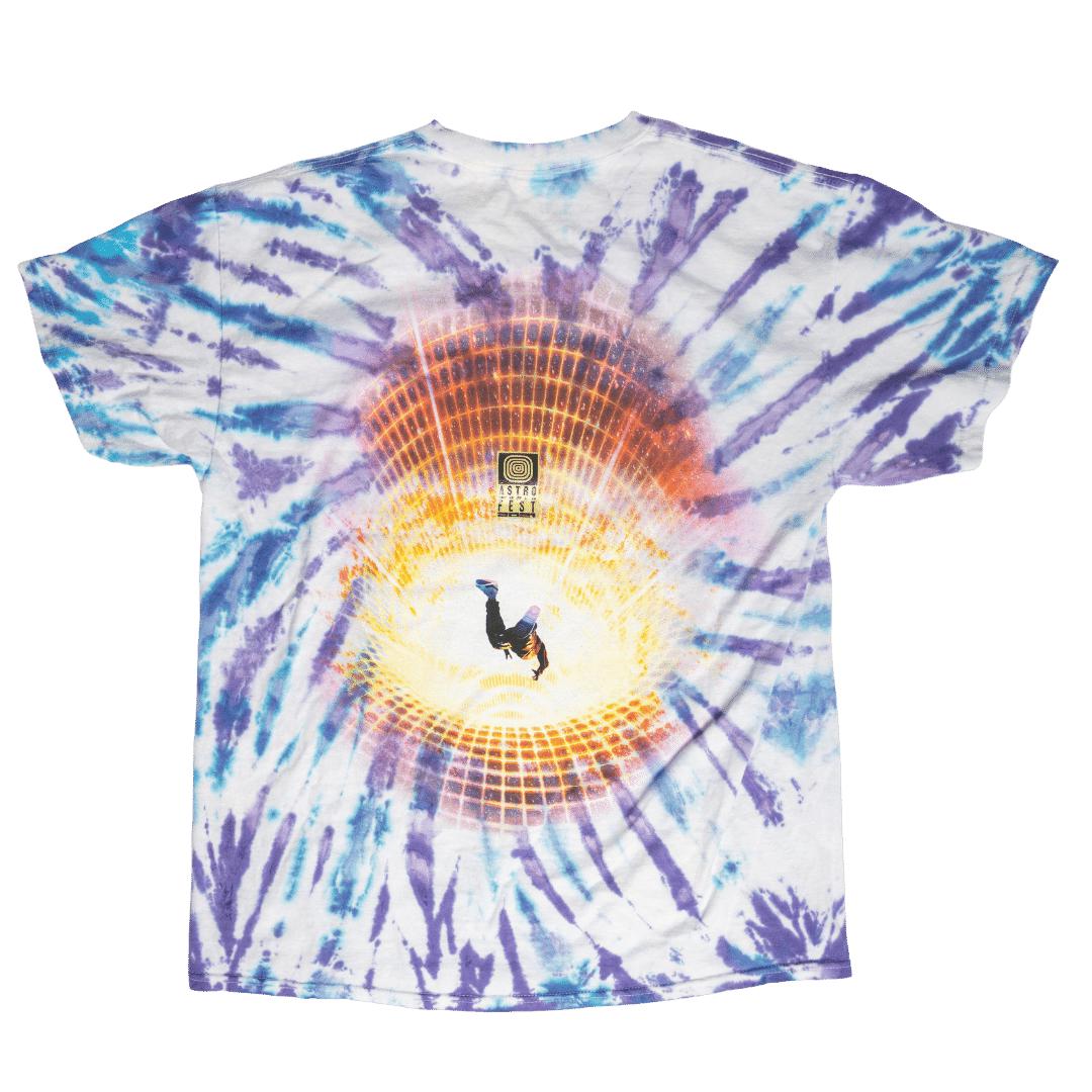 Astroworld Flame Guy Tie Dye tee | Waves Never Die | Travis Scott | T-Shirt